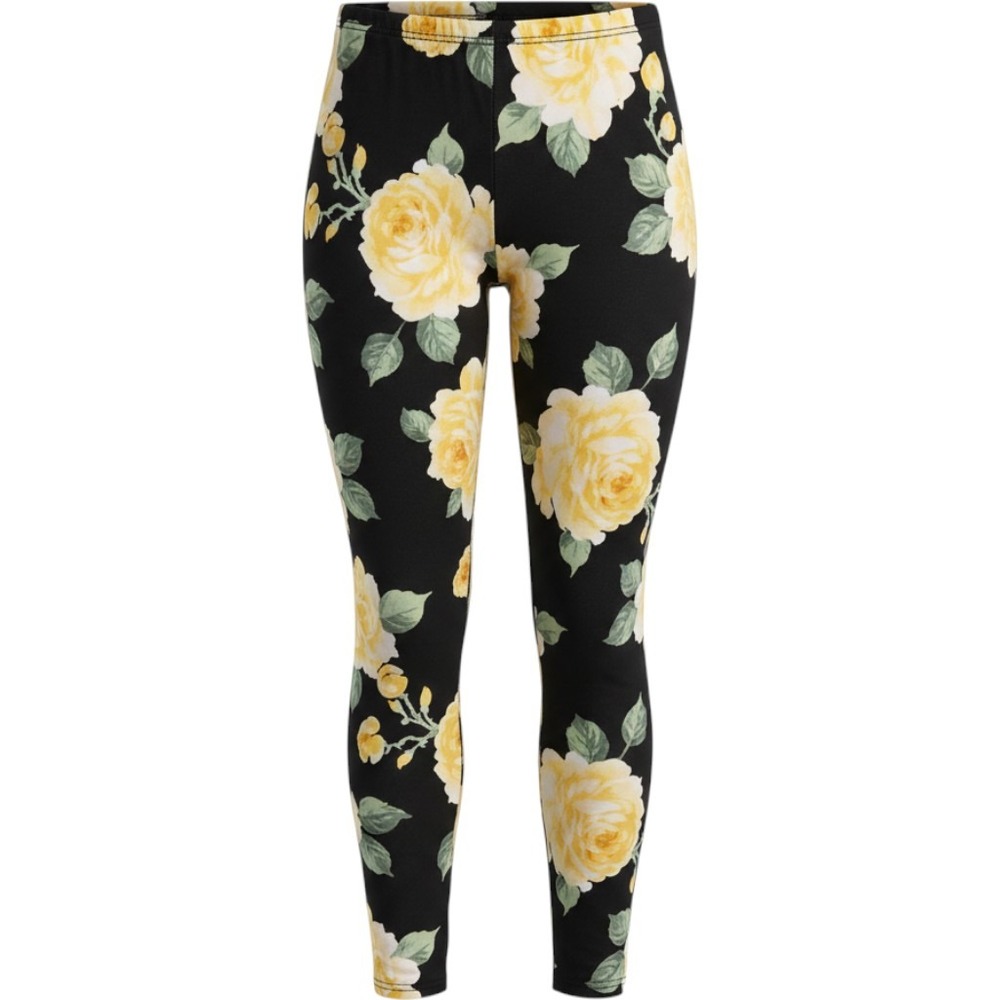 TORRID Romance Floral Black Crop Premium Leggings High Rise NWT 3X